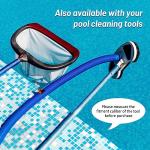 IDEASURE Pool Pump Replacement Hose, 1.25 x 41 Inch Above Ground Pool Hose Compatible with In tex Filter Pump 607, 637, 3 pack 1 1/4 Pool Hoses Replacement Include 6 Hose Clamps