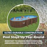 Bestway 24' x 12' Oval Above Ground Pool Set