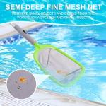 Sepetrel Deluxe Swimming Pool Cleaning Kit with Spa Jet Vacuum Cleaner,Brush, Semi-deep Skimmer Net & Adjustable 57.5-inch Pole,Ideal for Cleaning Above Ground,Inflatable Pools
