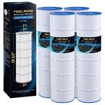 POOLPURE PLF106A Filter Replaces Hayward CX880XRE, Pleatco PA106-PAK4, Ultral-A1, Unicel C-7488, Filbur FC-1226, FC-6430, Hayward SwimClear C4020, C4025, C4030, 4 X 106 sq. ft. Filter Cartridge 4 Pack