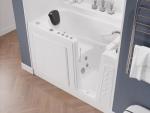 ANZZI Walk-in Tub 30" x 60" Whirlpool & Air Massage Acrylic Right Drain Quick Fill Chromatherapy, Aromatherapy, 32 Jets, ADA Seat, Fast Drain, Heater, Hand Shower | AMZ3060WIRWD