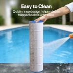 POOLPURE PLF106A Filter Replaces Hayward CX880XRE, Pleatco PA106-PAK4, Ultral-A1, Unicel C-7488, Filbur FC-1226, FC-6430, Hayward SwimClear C4020, C4025, C4030, 4 X 106 sq. ft. Filter Cartridge 4 Pack
