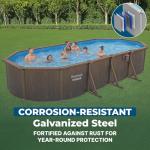 Bestway 24' x 12' Oval Above Ground Pool Set