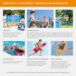 INTEX Metal Frame Above Ground Pool 8ft x 20in