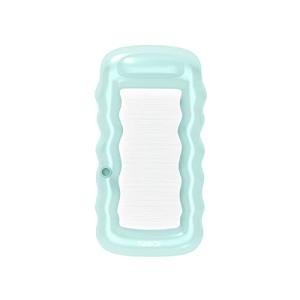 FUNBOY Giant Inflatable Luxury Clear Mint Blue Mesh Lounger Water Hammock Pool Float, Perfect for a Summer Pool Party Large