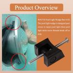 2 Pcs Pool Light Wedge Part #132, Swimming Pool Light Wedge Fixes Broken Swimming Pool Niche, Fits All Pool Lighting Fixtures, Easy Setup, Non-Rust, Durable, UV-Resistant, Above Ground, Inground Pool