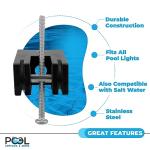 Pool Light Wedge - Swimming Pool Light Wedge Fixes Broken Swimming Pool Niche - Fits Most Pool Lighting Fixtures - Easy Setup - Non-Rust, UV-Resistant - Durable Above Ground, Inground Pool Parts