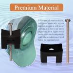 2 Pcs Pool Light Wedge Part #132, Swimming Pool Light Wedge Fixes Broken Swimming Pool Niche, Fits All Pool Lighting Fixtures, Easy Setup, Non-Rust, Durable, UV-Resistant, Above Ground, Inground Pool