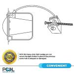 Pool Light Wedge - Swimming Pool Light Wedge Fixes Broken Swimming Pool Niche - Fits Most Pool Lighting Fixtures - Easy Setup - Non-Rust, UV-Resistant - Durable Above Ground, Inground Pool Parts