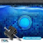 Pool Light Wedge - Swimming Pool Light Wedge Fixes Broken Swimming Pool Niche - Fits Most Pool Lighting Fixtures - Easy Setup - Non-Rust, UV-Resistant - Durable Above Ground, Inground Pool Parts