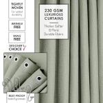 Clara Clark Sage Green Bathroom Set - Bathroom Accessories Set, 19PC Bathroom Accessory Set, Bathroom Sets with Shower Curtain Set, Soap Dispenser & Toothbrush Holder
