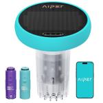 AIPER HydroComm Smart Pool Monitor, 24/7 Automatic Water Testing for Pools, Hot Tubs & Spas, 5-in-1 Accurate Digital Tester, App Control, Customized Optimization Tips, Blue