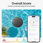 AIPER HydroComm Smart Pool Monitor, 24/7 Automatic Water Testing for Pools, Hot Tubs & Spas, 5-in-1 Accurate Digital Tester, App Control, Customized Optimization Tips, Blue