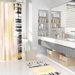 InnJoey Bathroom Set - Bathroom Accessory Set, Beige Bathroom Set, 26PC Bathroom Sets with Shower Curtain and Rugs, Toilet Brush, Trash Can, Qtip Holder & Bathroom Soap Dispenser Set