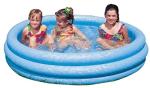 INTEX 58in Crystal Blue Inflatable Kiddie Pool