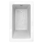 American Standard 2934002.D0.020 Studio 60 x 36-Inch Drop-In Soaking Bathtub With Zero Edge, White