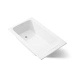 Kohler 25832-0 Avec® 60" x 36" drop-in bath, White