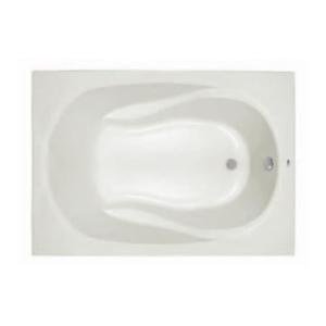 PROFLO PFS6042A Lansford 60" x 42" Drop In Acrylic Soaking Tub with Reversible Drain and Overflow - White