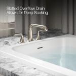 Kohler 25832-0 Avec® 60" x 36" drop-in bath, White