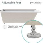 Swiss Madison Well Made Forever SM-DB570, Voltaire 60"x36" Acrylic Drop-in Bathtub, White