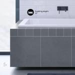 Swiss Madison Voltaire 54" x 30" Reversible Drain Drop-In Bathtub