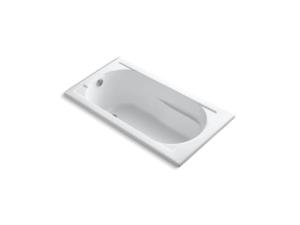 Kohler 1184-0 Devonshire® 60" x 32" drop-in bath, White
