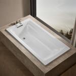 Kohler 1125-0 Archer® 72" x 36" drop-in bath, White