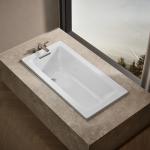 Kohler 1946-0 Archer® 60" x 30" drop-in bath, White