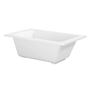 Kingston Brass VTPN543419T 54-Inch Acrylic Drop-In Tub, Glossy White