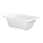 Kingston Brass VTPN543419T 54-Inch Acrylic Drop-In Tub, Glossy White