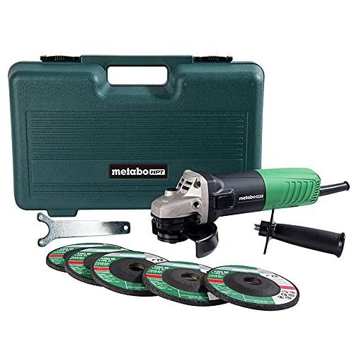 Metabo HPT 4-1/2-Inch Angle Grinder with Wheels