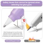 Mini Hot Glue Gun Kit with 30 Glue Sticks