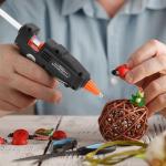 Mini Fireproof Hot Glue Gun Kit with 30 Sticks