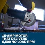 BOSCH 9" Heavy-Duty Angle Grinder, 15-Amp