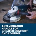 BOSCH 9" Heavy-Duty Angle Grinder, 15-Amp