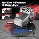 Revvstark 7.5-Amp 4.5" Electric Angle Grinder