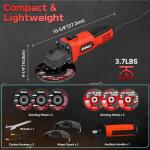 SHALL 4.5 Inch 11000 RPM Angle Grinder Kit