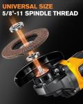 Aiderar Cordless Angle Grinder with 3-Speed Control