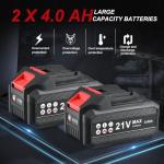 AOBEN 21V Cordless Angle Grinder Kit 4.5