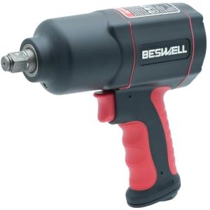 BESWELL® 1/2" High Torque Air Impact Wrench with Up to Real 1180 Foot-Pounds Max Loosen Torque Output-BW-112BN