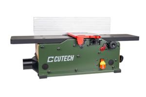 Cutech 40160HB 6-Inch Spiral Cutterhead Benchtop Jointer with teflon-Coated Aluminum Tables, 12 TC Inserts, 19-5/8” Aluminum Fence, and a 10-amp Motor (Rifle Green, 6 inch)
