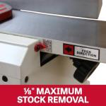 JET 6-Inch Benchtop Jointer, Helical Cutterhead, 1 HP, 115V 1Ph (JJ-6HHBT)