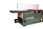 Cutech 40160HB 6-Inch Spiral Cutterhead Benchtop Jointer with teflon-Coated Aluminum Tables, 12 TC Inserts, 19-5/8” Aluminum Fence, and a 10-amp Motor (Rifle Green, 6 inch)