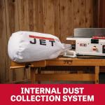 JET 6-Inch Benchtop Jointer, Helical Cutterhead, 1 HP, 115V 1Ph (JJ-6HHBT)