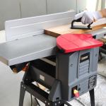 Hoteche 10-Inch Benchtop Planer and Jointer Combo with Stand 13-Amp Heavy Duty Thickness Planer for Woodworking, Adjustable Depth 0-3mm