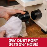 JET 6-Inch Benchtop Jointer, Helical Cutterhead, 1 HP, 115V 1Ph (JJ-6HHBT)