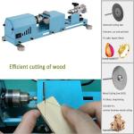 Mini Lathe Machine Multi-Purpose Lathe With Professional Tools Torno Para Madera Cutting Grinding Polishing Desktop Metal Lathes Easy To Use