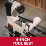 JET 10" x 15" Variable Speed Benchtop Woodworking Lathe, Wood Turning Machine, 1/2 HP, 115V 1Ph (JWL-1015VS)