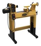 Powermatic 14" x 20" Variable Speed Woodworking Lathe with Open Stand, Reversible Wood Turning Machine, 1 HP, 120V 1Ph (PM2014)