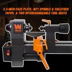 WEN Mini Benchtop Wood Lathe, 8-Inch by 13-Inch with Variable Speed (LA3421)